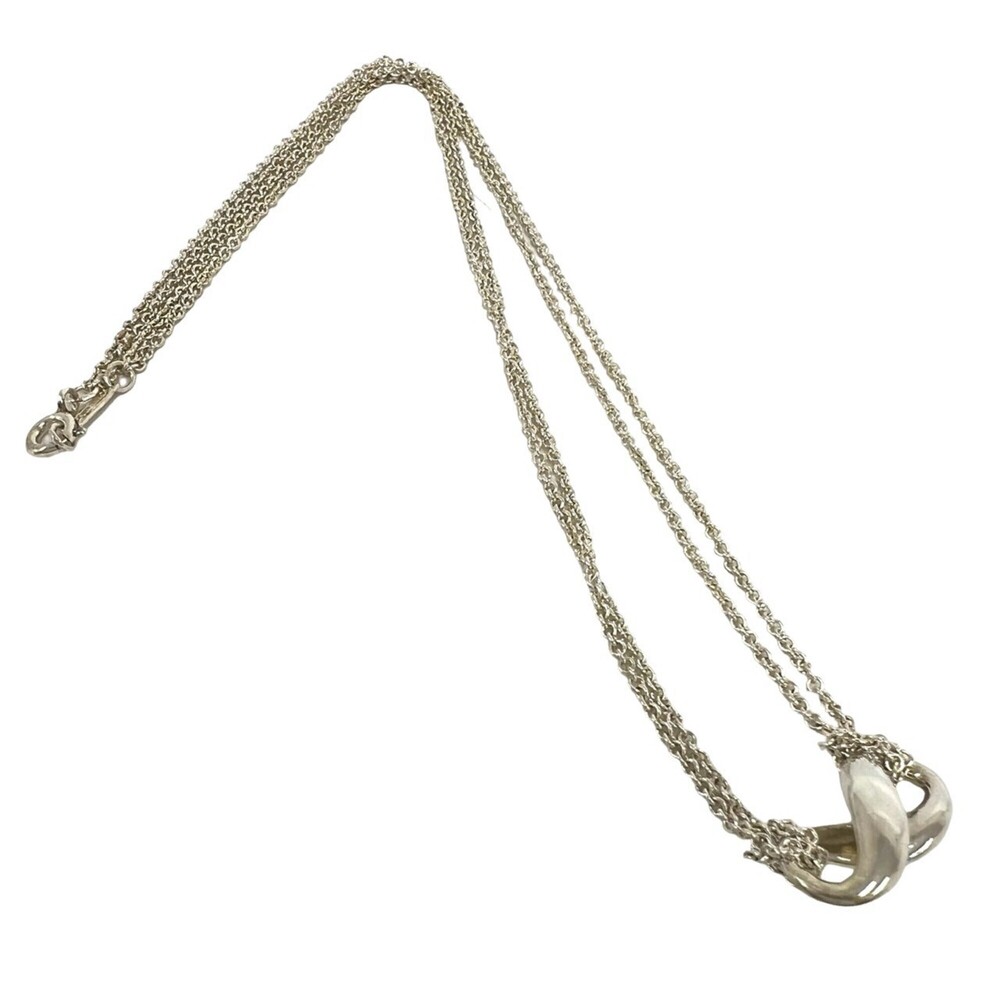 TIFFANY&Co. Tiffany Vintage Infinity Necklace, Sterling Silver 925 Pendant, 2...
